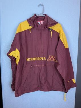 Minnesota Golden Gophers Jacket Mens Medium NCAA Basketball Hooded Pullover